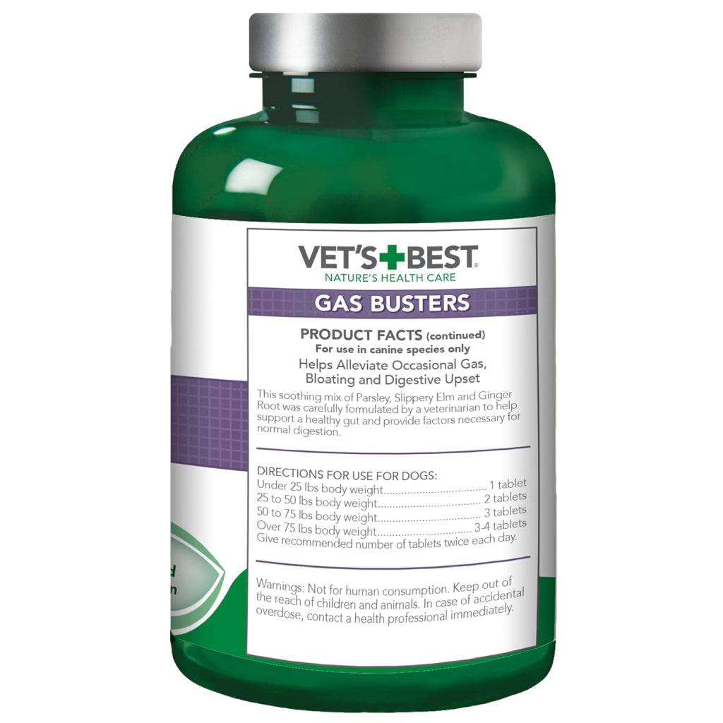 Vet's Best Gas Busters Digestive Supplements for Dogs (90 ct)
