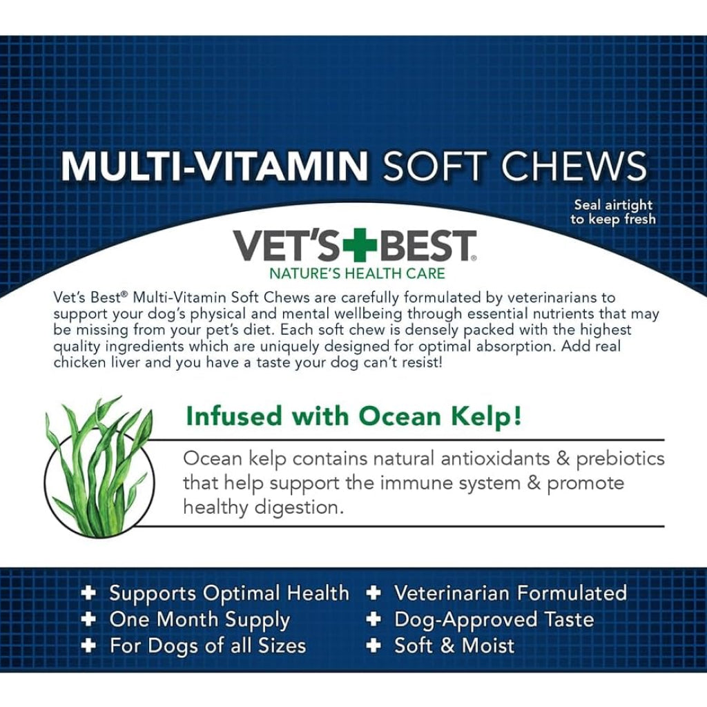 Vet's Best Multi-Vitamin Soft Chews for Dogs (30 soft chews)