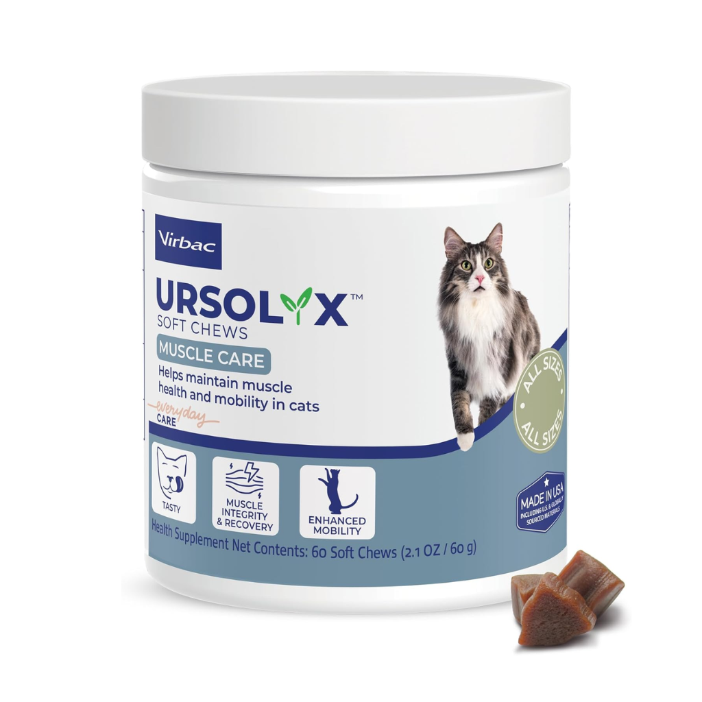 Virbac Ursolyx Muscle Care Soft Chews for Cats (60 Chews)