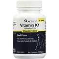Vitamin K-1 Chewable Tablets, Beef Flavor, 50mg 50 Count