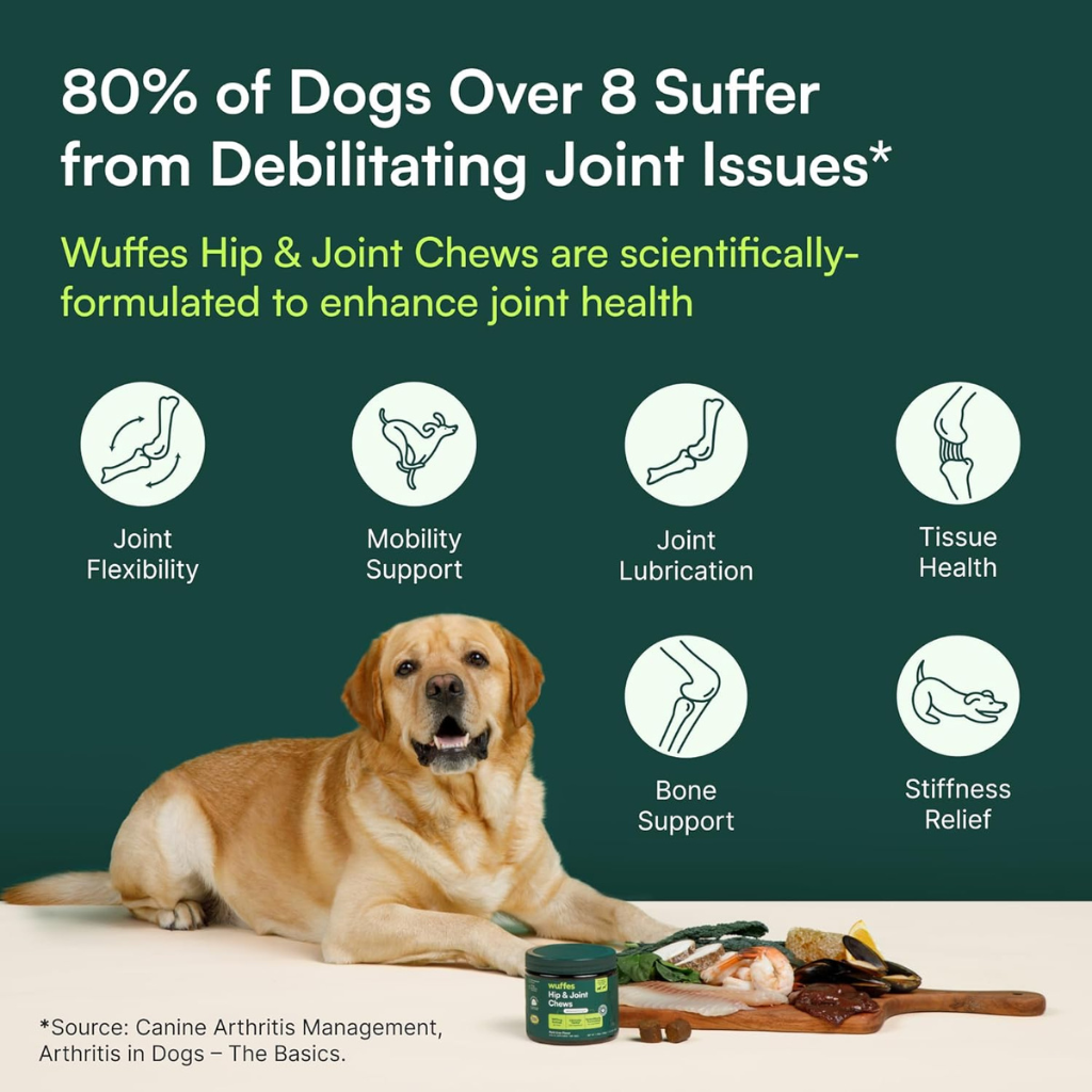 Wuffes Hip & Joint Chews for Dogs