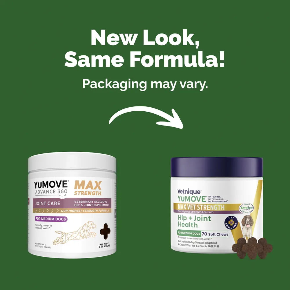 YuMove Advance 360 Max Strength Hip and Joint Supplement For Dogs (70 Soft Chews)