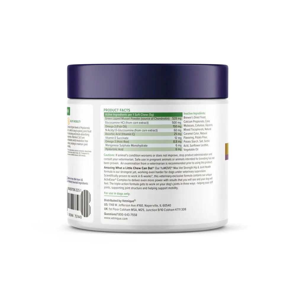 YuMove Advance 360 Max Strength Hip and Joint Supplement For Dogs (70 Soft Chews)