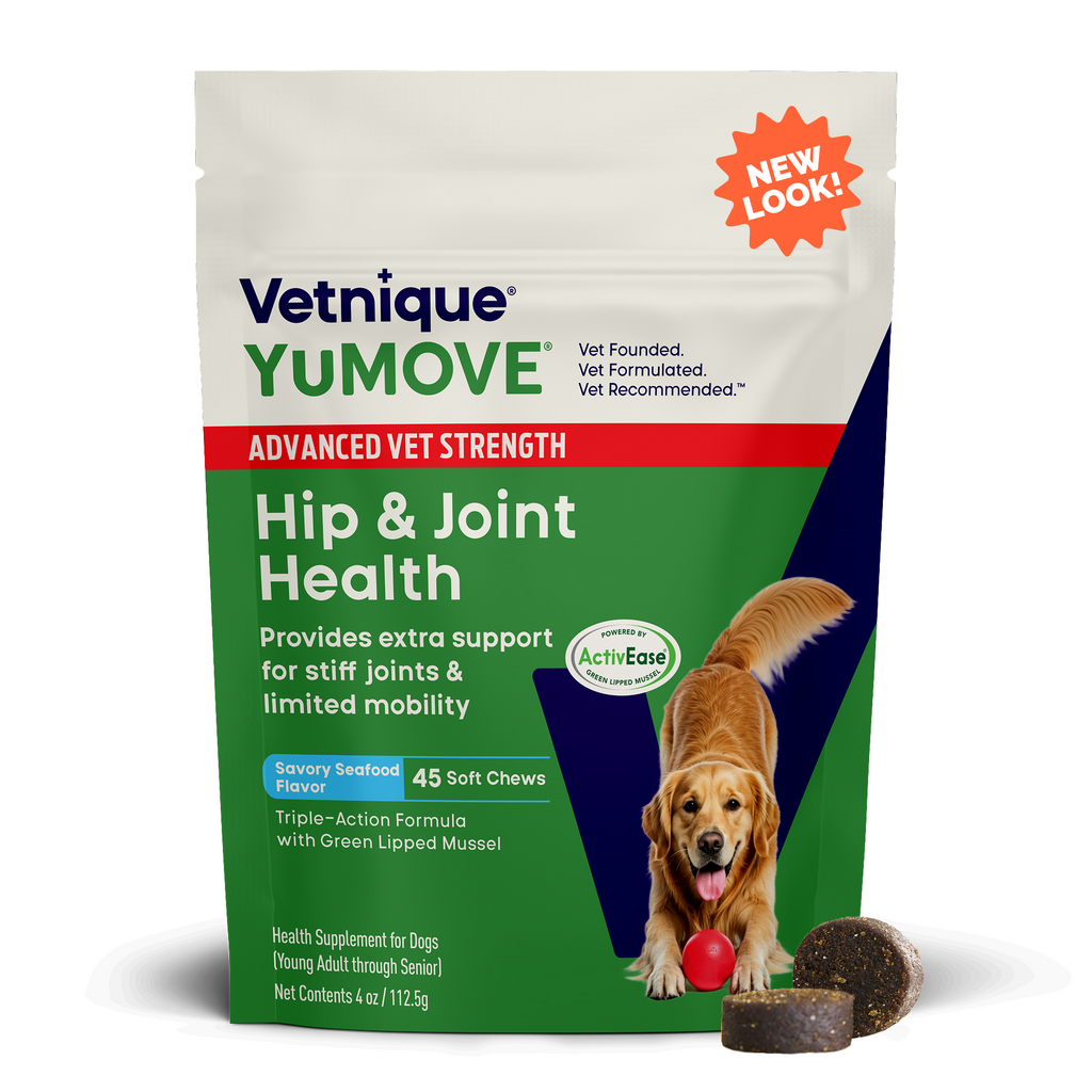 YuMOVE Advanced Vet Strength Hip & Joint Health Soft Chews for Dogs, Seafood Flavor
