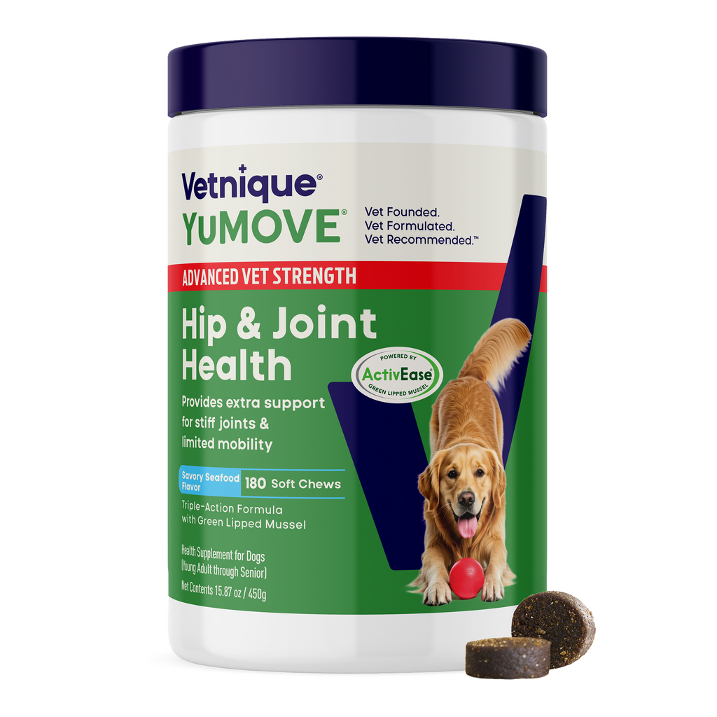 YuMOVE Advanced Vet Strength Hip & Joint Health Soft Chews for Dogs, Seafood Flavor