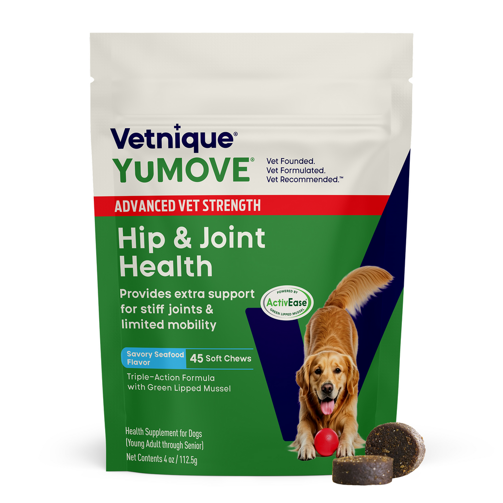 YuMOVE Advanced Vet Strength Hip & Joint Health Soft Chews for Dogs, Seafood Flavor