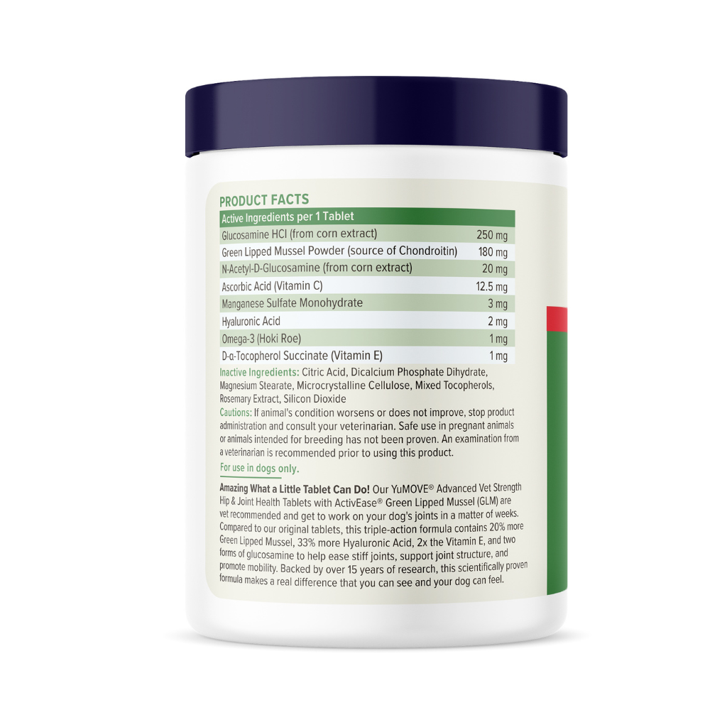 YuMOVE PLUS Joint Supplement Extra-Strength Tablets for Dogs