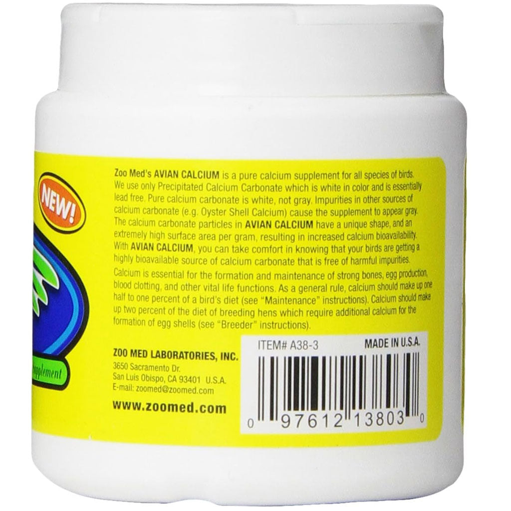 Zoo Med Avian Plus Vitamin and Mineral Bird Supplement, 1-oz