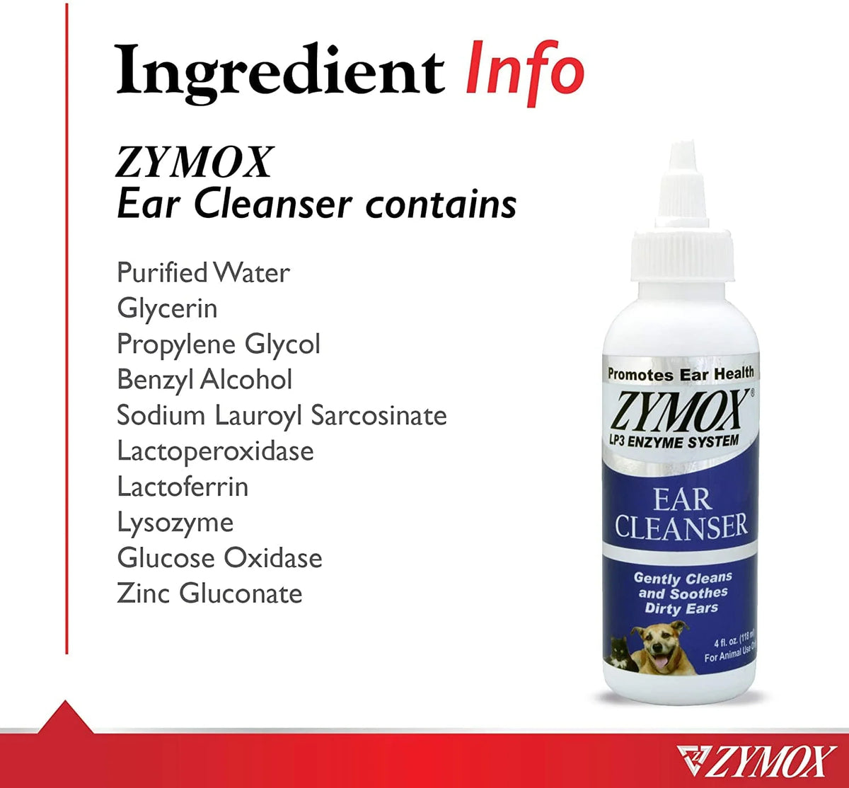 Zymox Veterinary Strength Ear Cleanser for Dogs & Cats